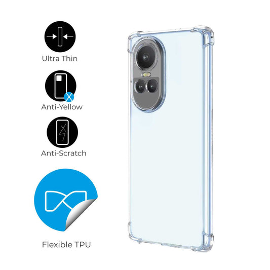 Funda de TPU para Huawei Nova y70, Carcasa Flexible con Esquinas Reforzadas Antigolpes, Protección en Cámaras, Silicona Transparente