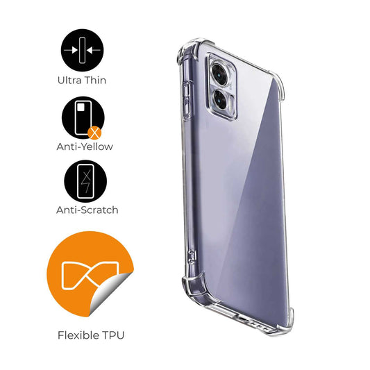 Funda Protectora de TPU para Motorola Edge 40 Neo, Esquinas Reforzadas, Protección para la Cámara Trasera