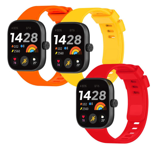 Correa Reloj Inteligente Compatible con Xiaomi Smart Band 8 Pro, Redmi Watch 4, Pulsera Reloj Inteligente de Silicona, Resistente al Sudor, Transpirable,