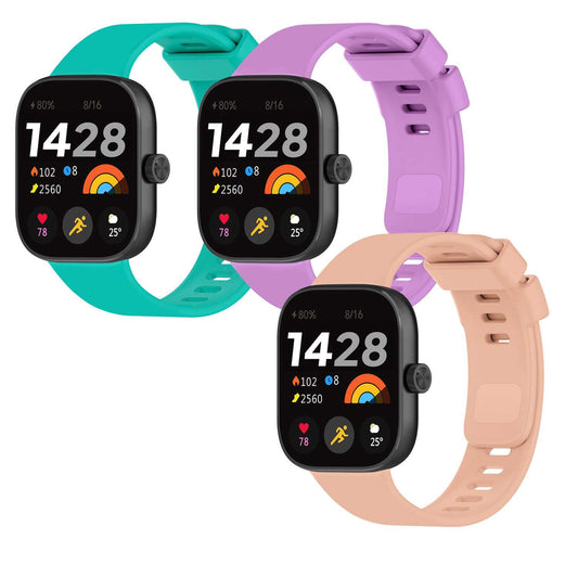 Correa Reloj Inteligente Compatible con Xiaomi Smart Band 8 Pro, Redmi Watch 4, Pulsera Reloj Inteligente de Silicona, Resistente al Sudor, Transpirable,