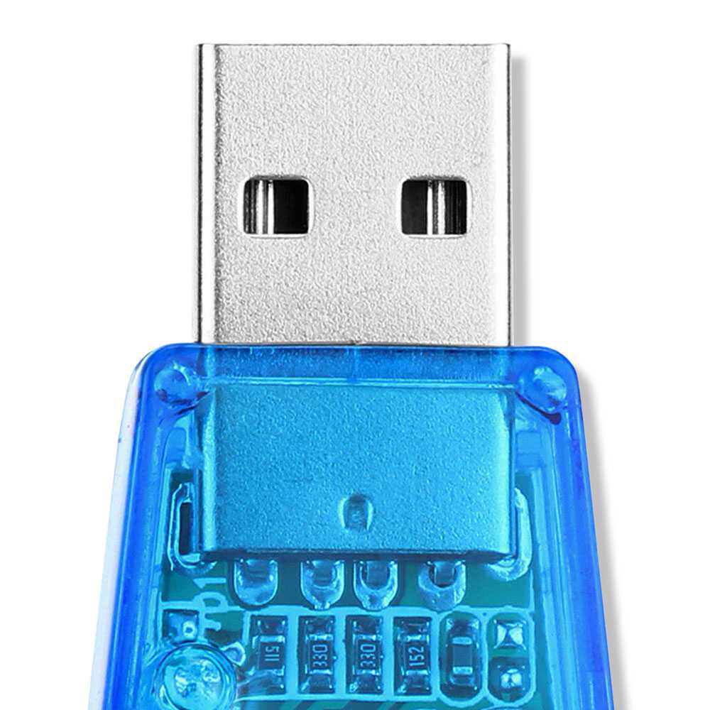 Adaptador Tarjeta de Red USB 2.0 a RJ45 Azul LAN Ethernet 10/100Mbps Externa para PC Portátil Windows 10 8 7 Vista XP