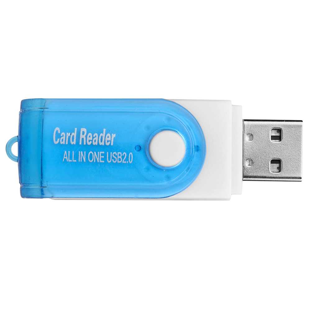 Multi Lector de Tarjetas USB 2.0 con Tapa para SDHC MMC MicroSD TF Micro SD USB Flash