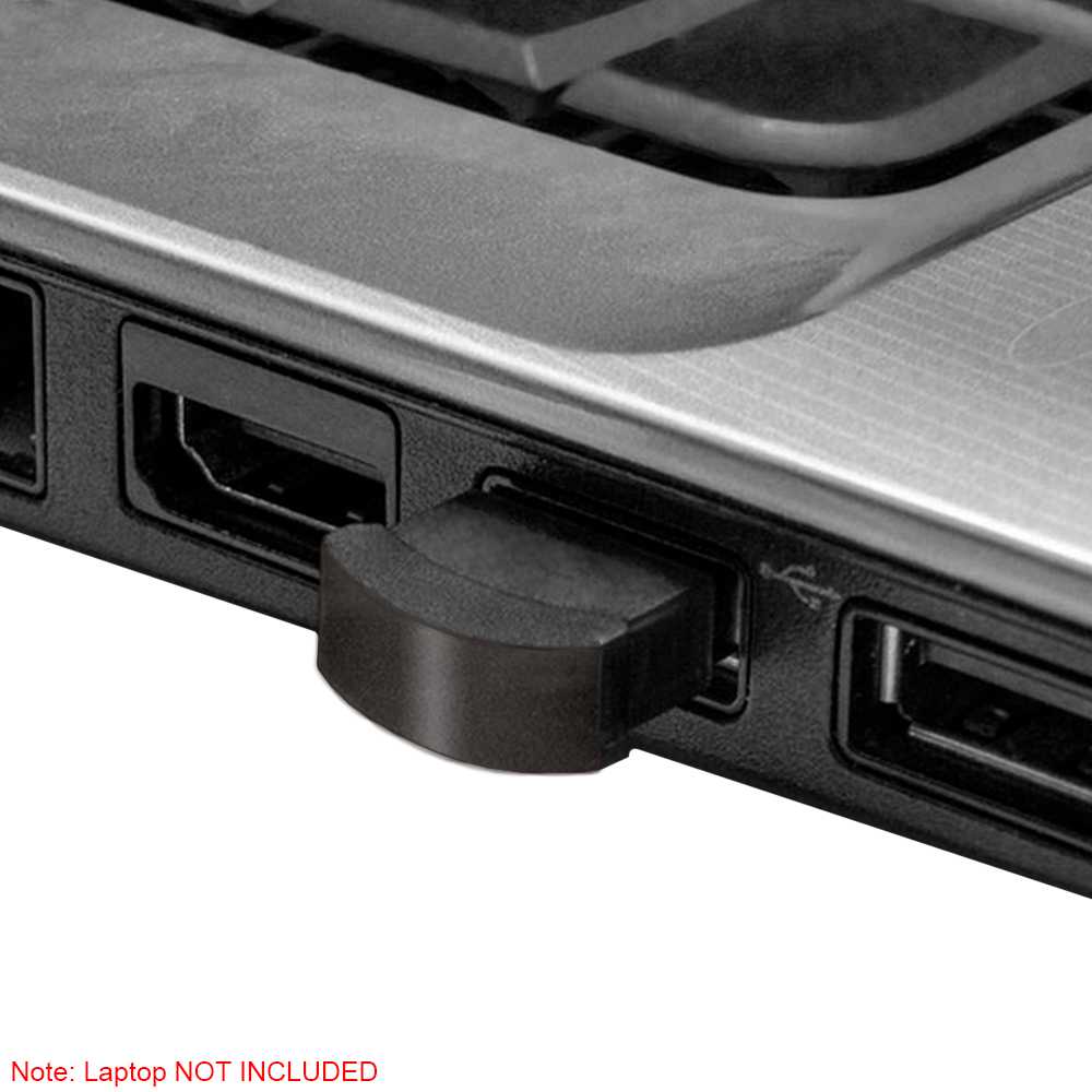 Transmisor Receptor inalámbrico USB Bluetooth 4.0 Negro Nano Antena Adaptador Dongle para Ordenador de Windows 10 8 7