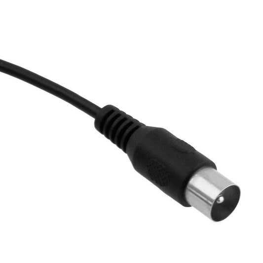 Antena amplificadora analógica y digital 5 dBi TV para TDT DVB-T HDTV 1 metro