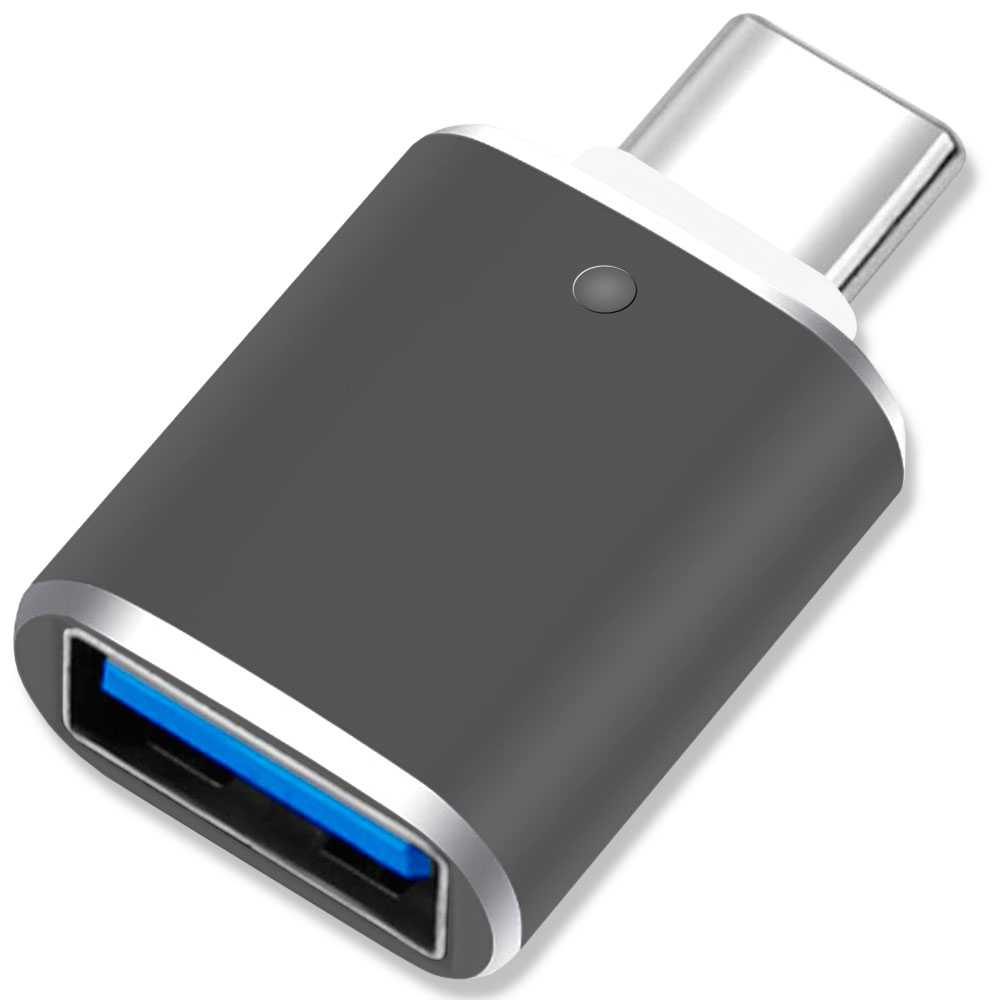 Adaptador USB Tipo C 3.0 OTG Dark GF2434 Conversor con Función On The Go para Smartphone Tablet Ordenador Portátil