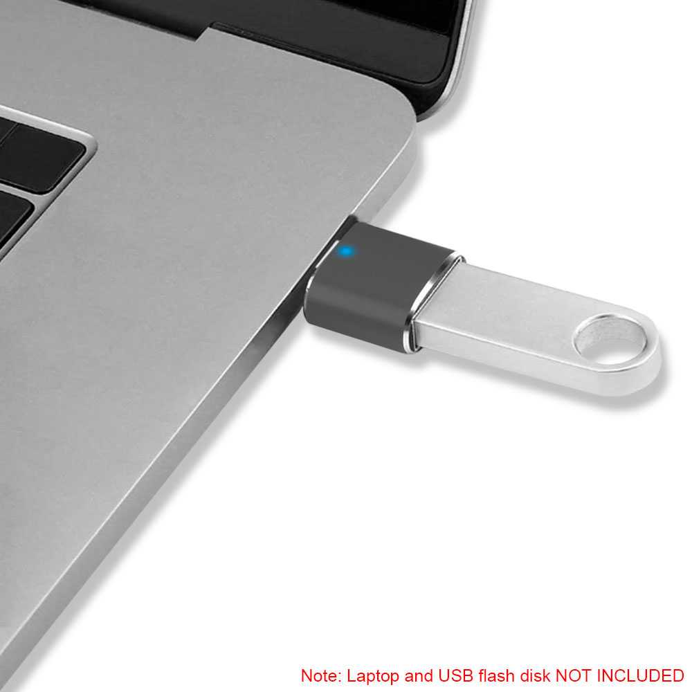 Adaptador USB Tipo C 3.0 OTG Dark GF2434 Conversor con Función On The Go para Smartphone Tablet Ordenador Portátil