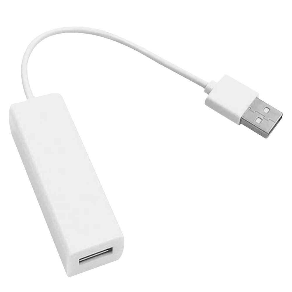 Adaptador Hub 4 Puertos USB 2.0 Multipuerto Datos Blanco para PC Ordenadores Portatiles Concentrador Ladron Switch Splitter Extensor Divisor 4en1 Multiplicador Entradas Tomas Cable