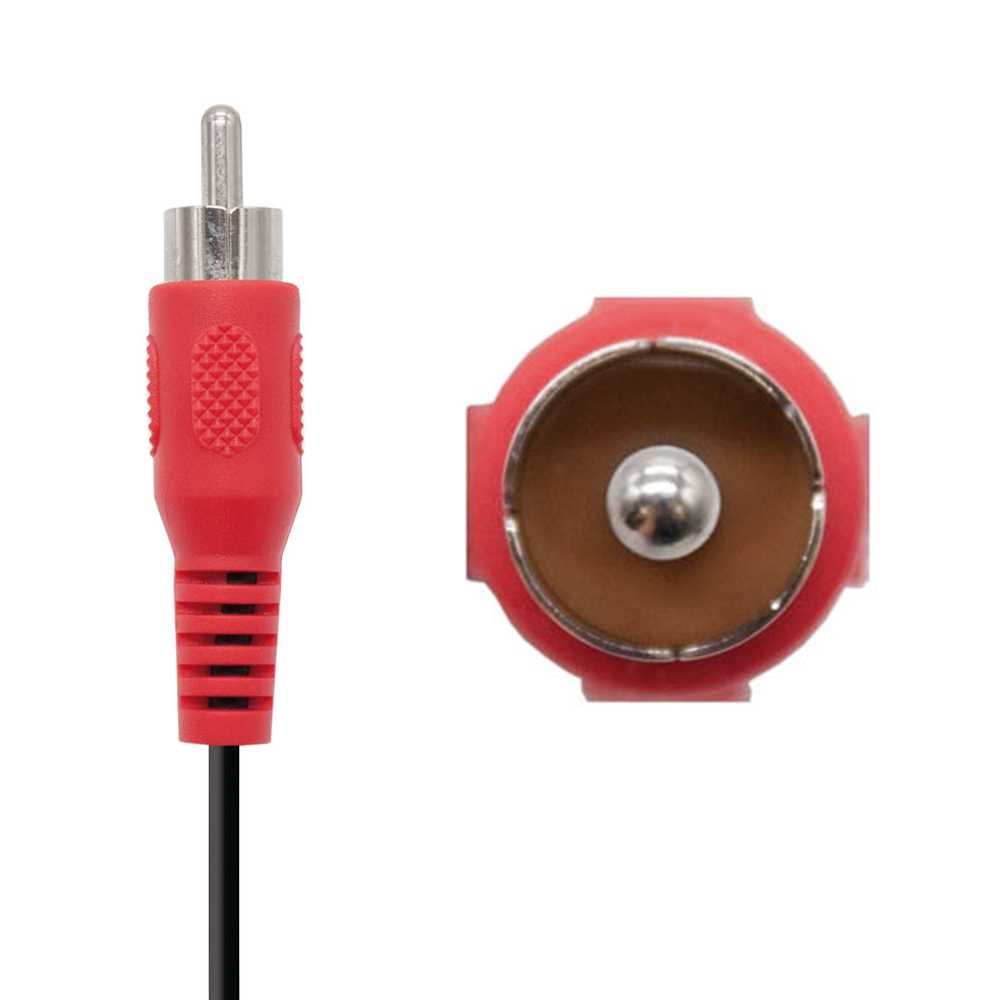 Nanocable 10.24.0301 1,5m Cable Adaptador de Audio Jack 3,5mm a 2 RCA L/R Machos Conversor Sonido Estereo Analogico MiniJack 3,5 mm Doble RCA M/M-M