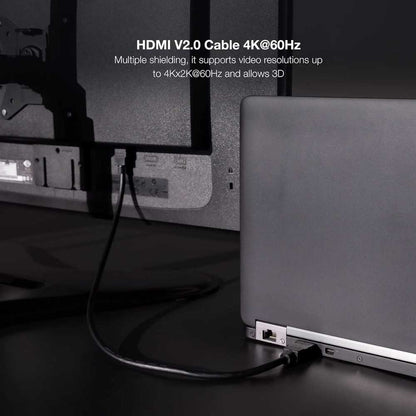 Nanocable 10.15.3802 - CABLE HDMI V2.0 4K@60HZ 18Gbps NEGRO 2 M