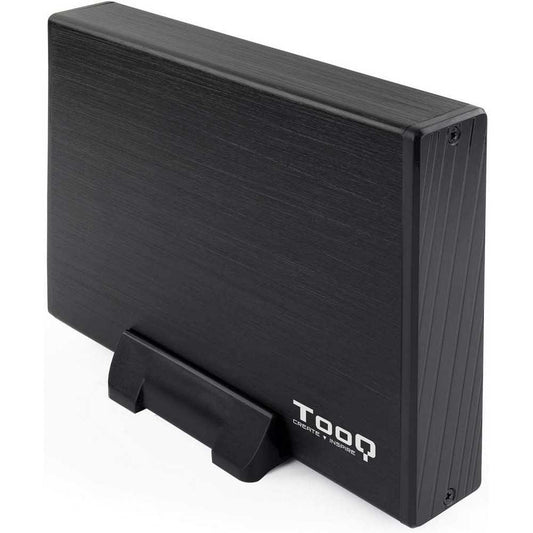 Carcasa para discos duros HDD de 3.5', (SATA I/II/III, USB 3.0), aluminio, indicador LED, TooQ, Color Negro