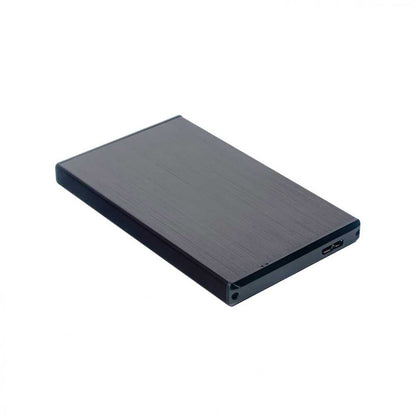 Caja Externa 2,5″ Discos Duros 9,5mm SATA I, II y III a USB 3.0/USB 3.1 GEN1, Aluminio, indicador LED,Negra