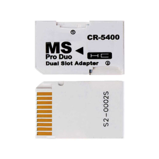 Adaptador Dual Micro SD SDHC A Memory Stick Pro Duo PSP MicroSD Hasta 32 GB