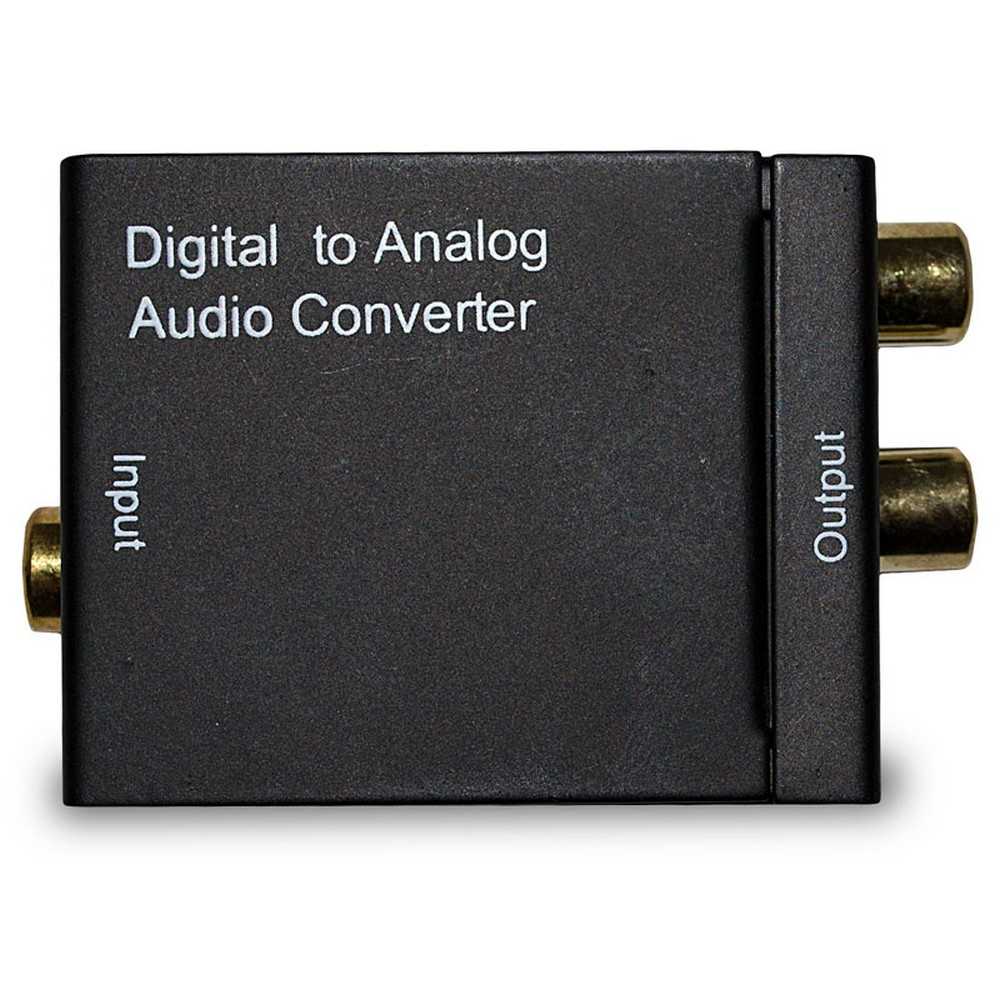Conversor Audio Digital A Analógico Coaxil/toslink A Rca