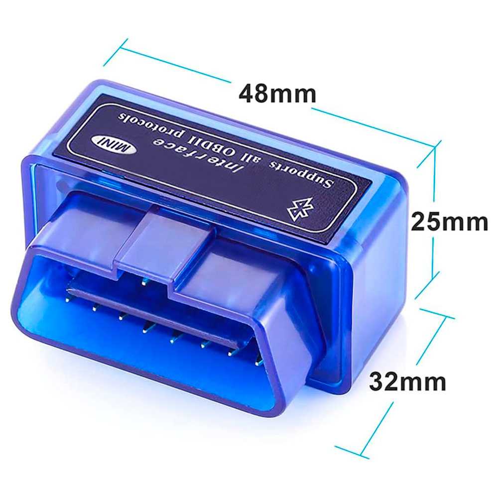 Mini Escaner Bluetooth Diagnosis Coche V2.1 Multimarca Wireless Herramienta de Análisis Diagnóstico