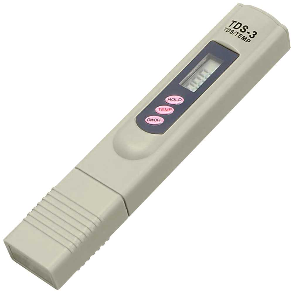 Medidor de Conductividad Digital LCD TDS-3 ppm Sonda de Temperatura Dureza Agua para Piscina Cultivo Acuario Osmosis
