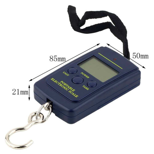 Balanza Bascula Digital de Mano Con Luz Pesa de Maletas para Pesca Caza Peso