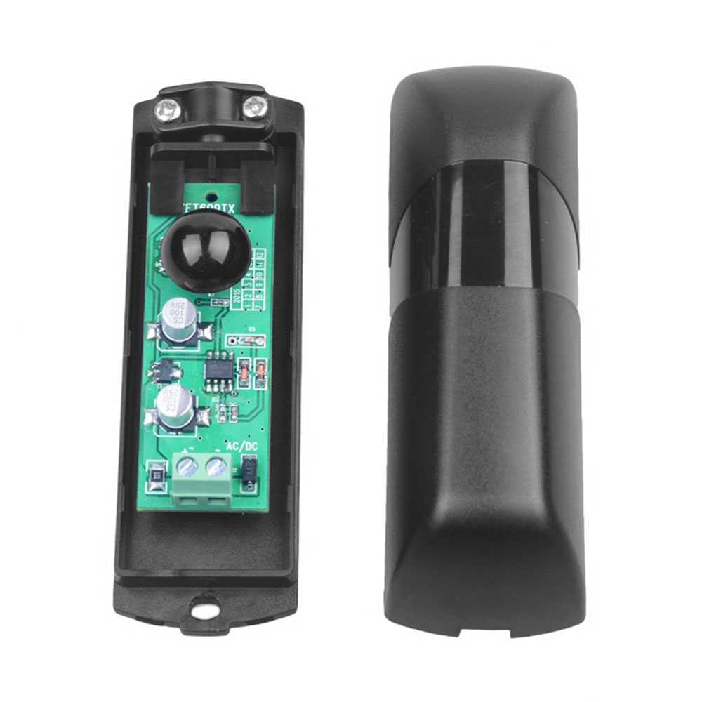 Fotocélula para Sensor de haz de puerta de largo alcance, 12-24V CC/ca con  cubierta impermeable, Reflector, fotocélula para puerta de garaje -  AliExpress