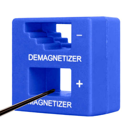 Imantador Magnetizador Desmagnetizador para Herramientas Destornilladores Azul