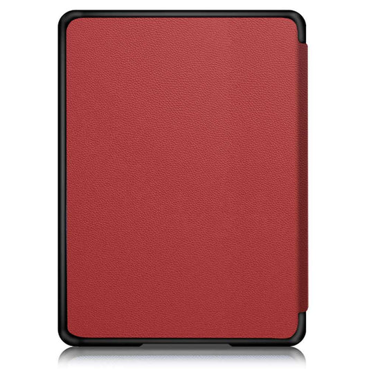 Funda Libro con Tapa para Amazon Kindle Paperwhite Gen.10 2019 2020 Resistente al Agua Roja Función Suspensión E-book