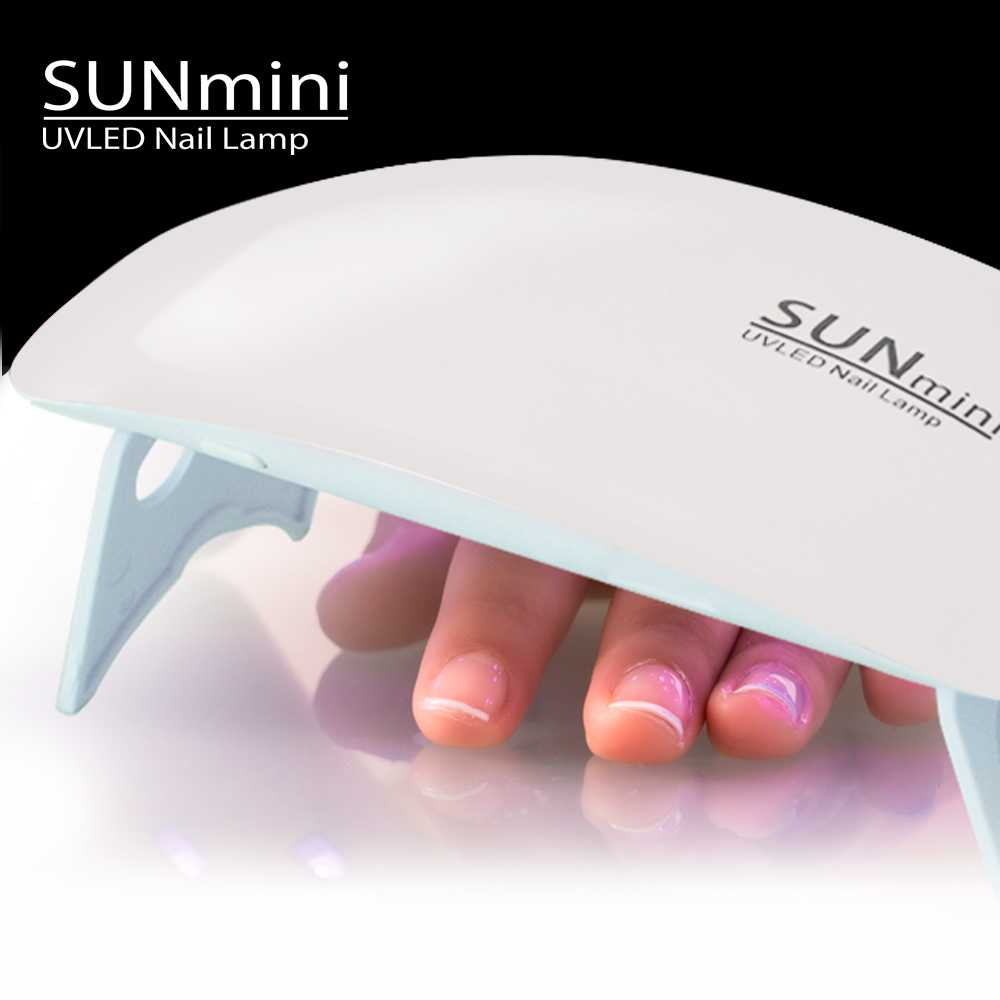 Lampara Secador de Uñas 6W LED UV Manicura Nail Art Esmalte Gel Acrilicas Blanca