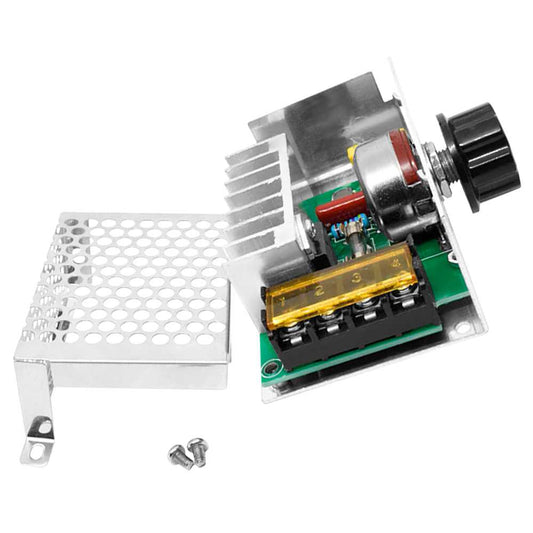 Controlador de Velocidad SCR CA 4000W 220V Regulador Voltaje Tensión para Motor Eléctrico Calentadores Lámparas