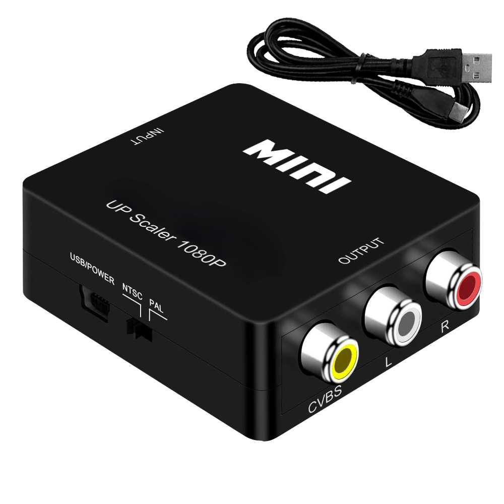 Cable HDMI a RCA, 1080P HDMI macho a 3-RCA Audio Video Cable adaptador  convertidor de componentes AV para TV HDTV DVD - 1,5 m : :  Electrónica