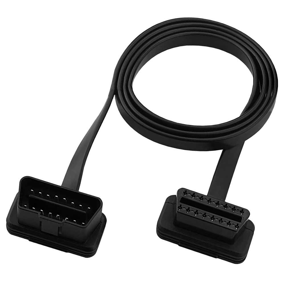 Cable de extensión de OBD2 OBDII Macho 16Pin al conectador de diagnóstico Femenino