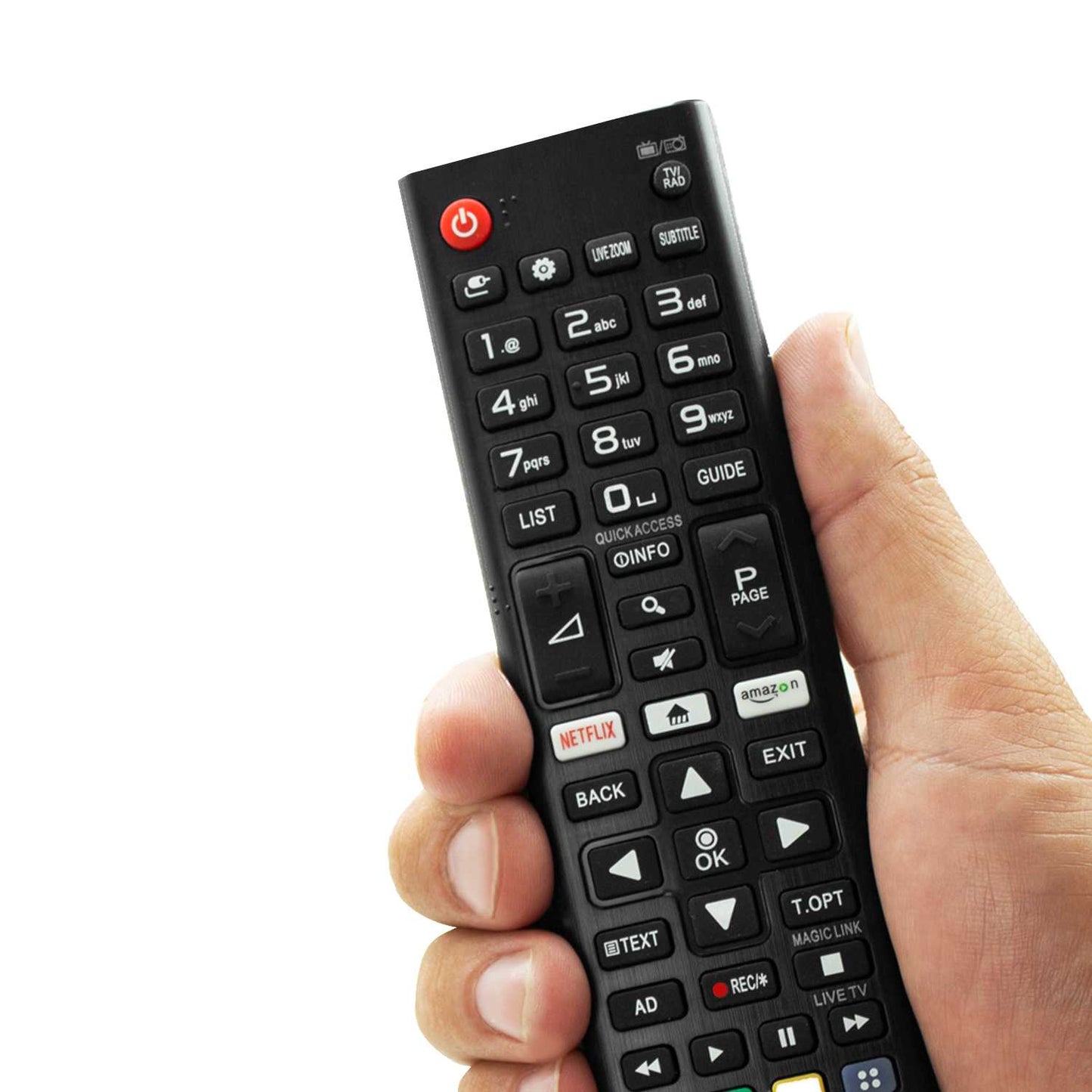 Universal Mando a Distancia compatible con LG Smart TV Infrarrojos, LCD, LED, OLED, NANOCELL, QNED, 4K/8K UHD, HDTV 3D, HDR