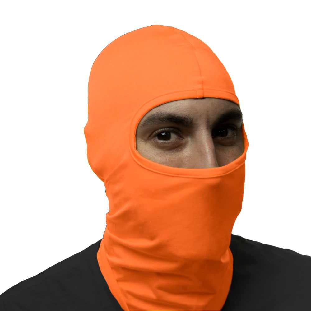 Pasamontañas Bufanda Protector UV Naranja para Deportes al Aire Libre Esqui Dias Frios Invierno Airsoft Paintball