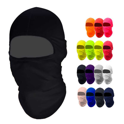 Pasamontañas Bufanda Protector UV Negro para Deportes al Aire Libre Esqui Dias Frios Invierno Airsoft Paintball