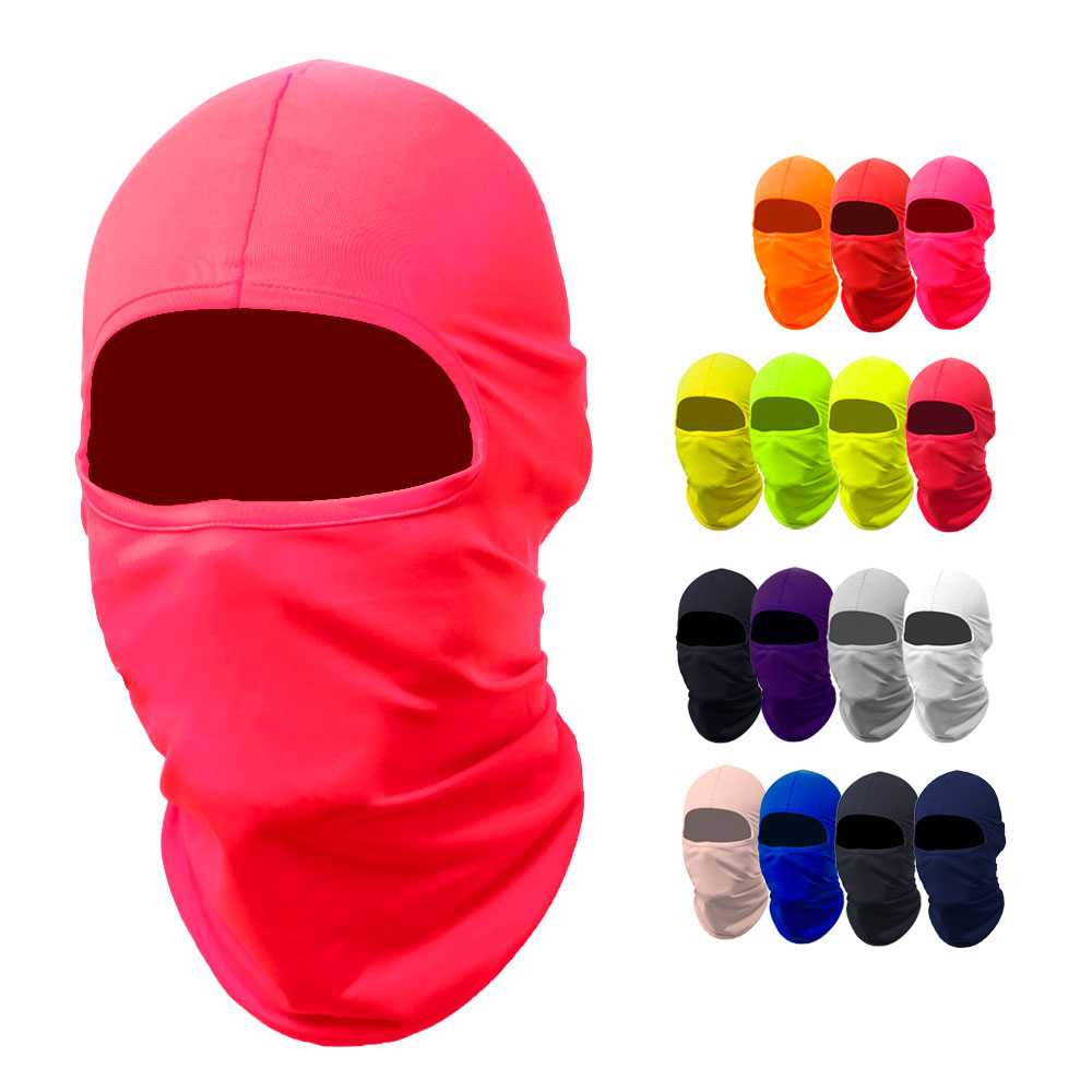 Pasamontañas Bufanda Protector UV Rosa para Deportes al Aire Libre Esqui Dias Frios Invierno Airsoft Paintball