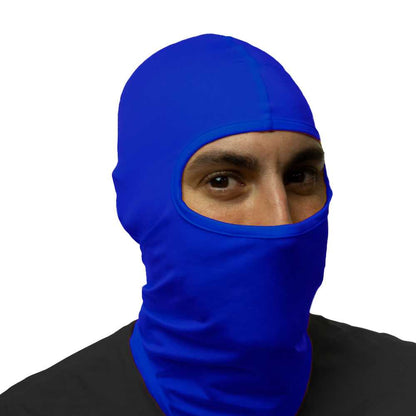 Pasamontañas Bufanda Protector UV Azul para Deportes al Aire Libre Esqui Dias Frios Invierno Airsoft Paintball