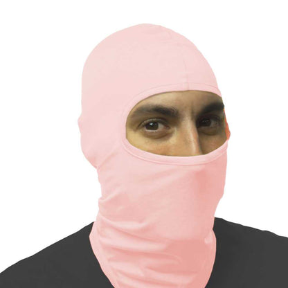 Pasamontañas Bufanda Protector UV Rosa Claro para Deportes al Aire Libre Esqui Dias Frios Invierno Airsoft Paintball