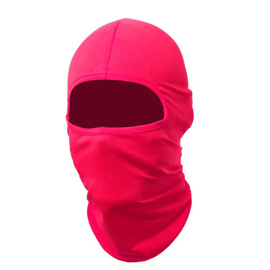 Pasamontañas Bufanda Protector UV Rosa Oscuro para Deportes al Aire Libre Esqui Dias Frios Invierno Airsoft Paintball