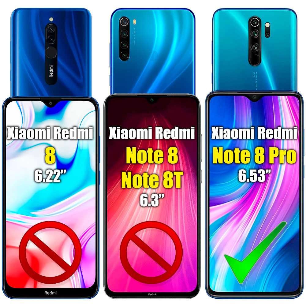 Funda de TPU para Xiaomi Redmi Note 8 Pro Esquinas Reforzadas ShockProof Anti Golpes Arañazos Carcasa Bumper