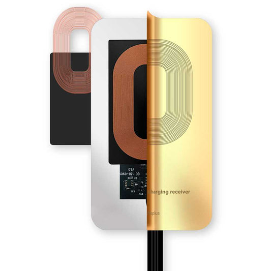 Receptor de Carga Inalámbrica Conector USB Tipo C 1A Dorado Módulo Inalámbrico Universal Carga 1000mA para Teléfonos