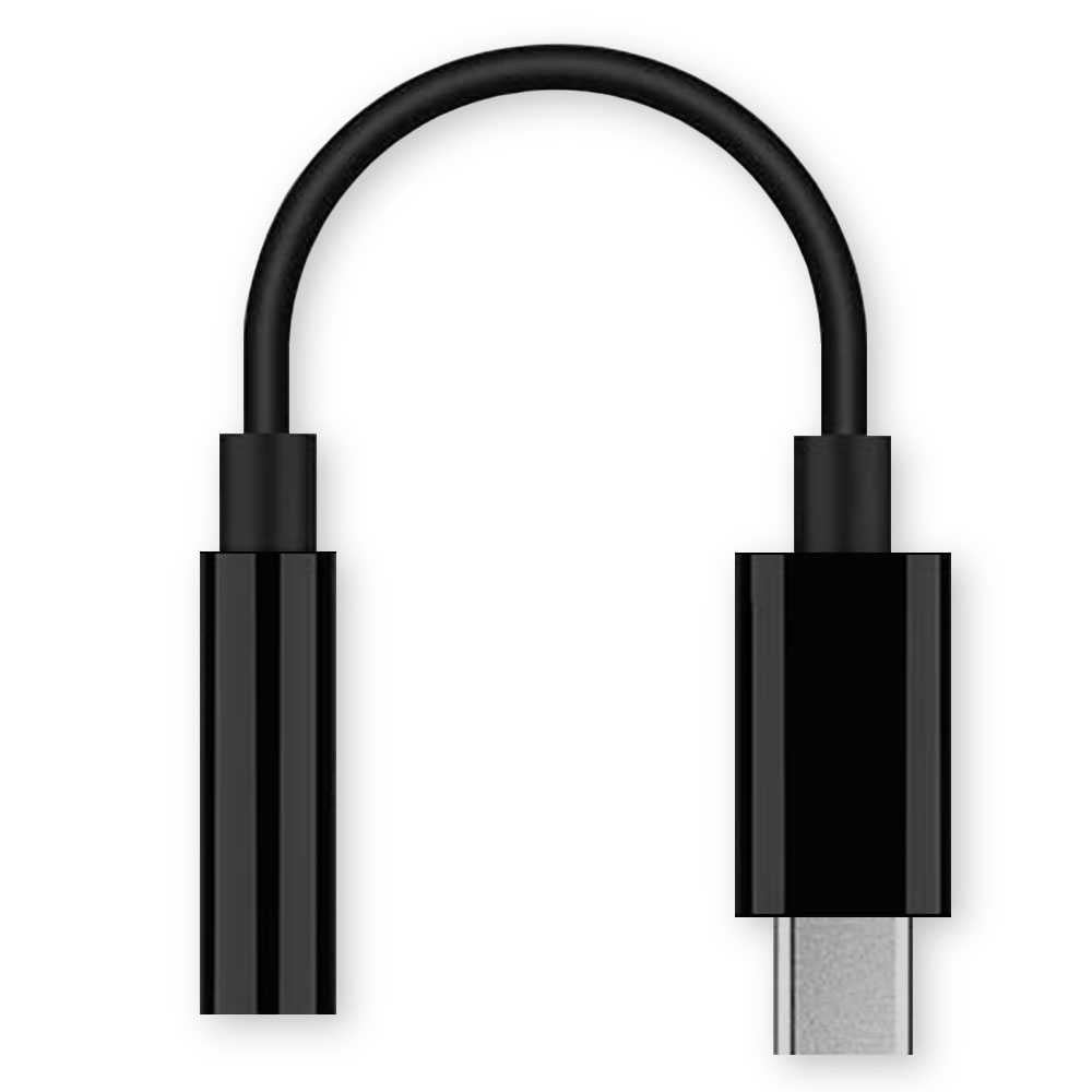 Cable Adaptador Conversor USB Tipo C Macho a Jack 3.5 mm Hembra