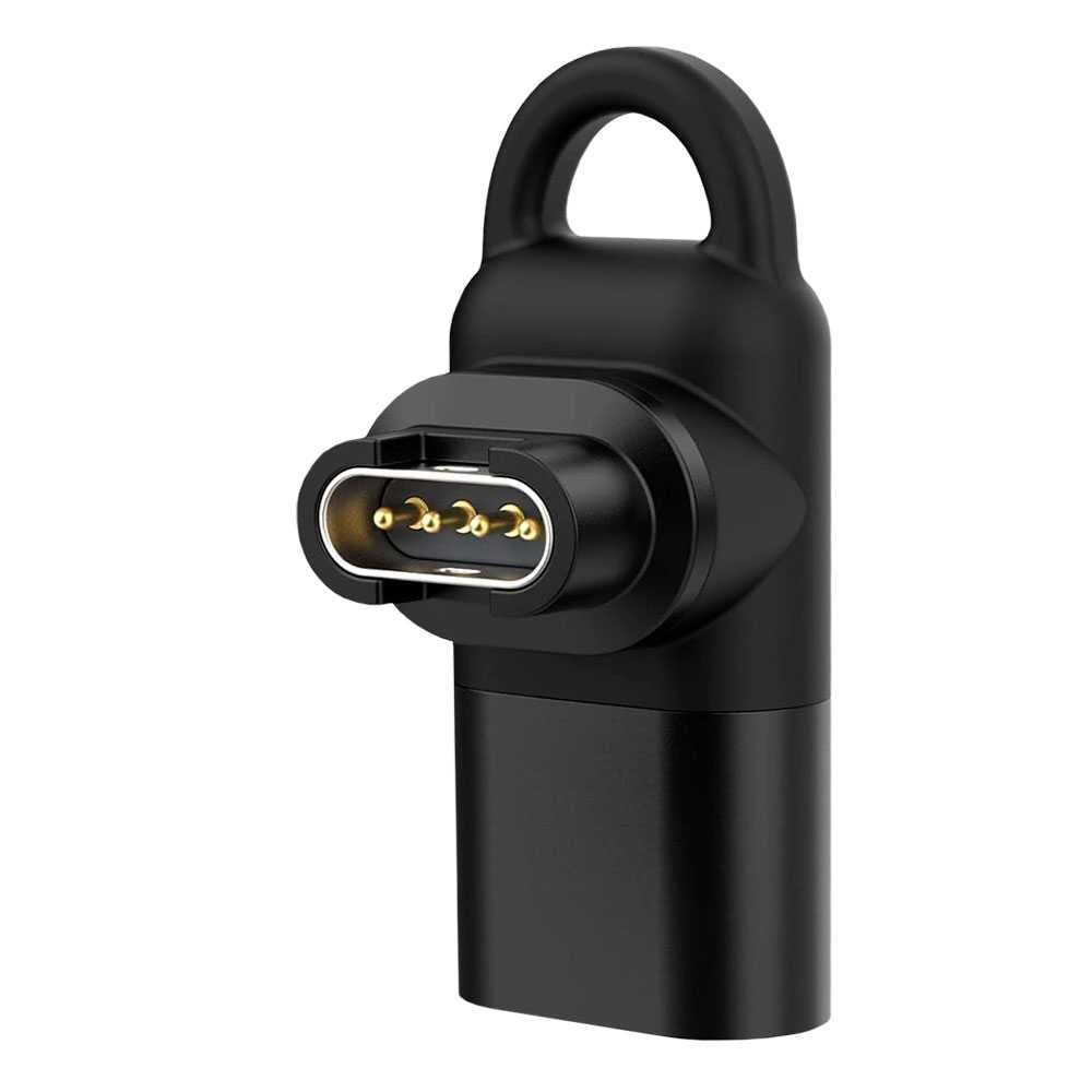 Adaptador portátil de Carga Tipo C para Garmin Fénix 7 7S 7X 6 6S 6X Pro 5 5S 5X Plus Forerunner 265 245 955 945 45 55 Instinct Vivoactive 3 4, Convertidor USB-C a Garmin, 90 Grados, Conector para cargador y transferencia datos