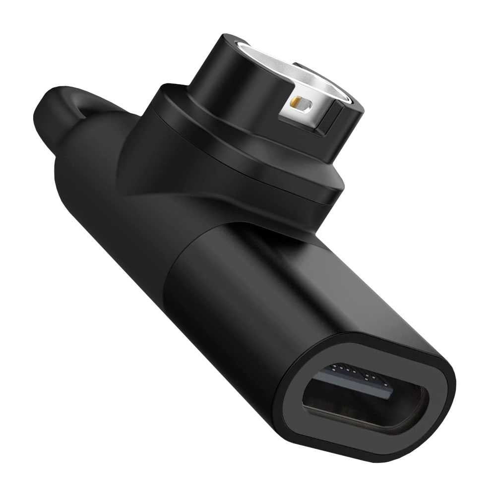 Adaptador portátil de Carga Tipo C para Garmin Fénix 7 7S 7X 6 6S 6X Pro 5 5S 5X Plus Forerunner 265 245 955 945 45 55 Instinct Vivoactive 3 4, Convertidor USB-C a Garmin, 90 Grados, Conector para cargador y transferencia datos