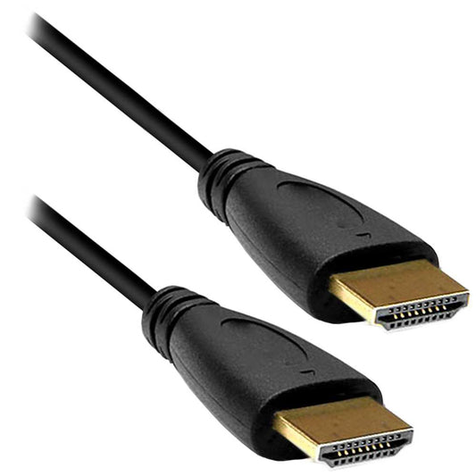 Cable 1m HDTV V1.4 Full HD 4K Audio Video Conectores Dorados Negro para PC Consolas Proyector Monitor Televisor