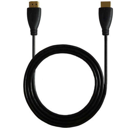 Cable 1m HDTV V1.4 Full HD 4K Audio Video Conectores Dorados Negro para PC Consolas Proyector Monitor Televisor