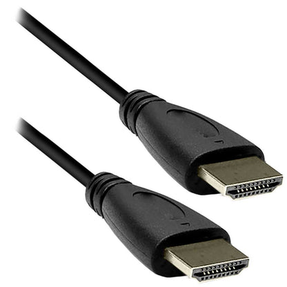 Cable 2m HDTV V1.4 Full HD 4K Audio Video Conectores Dorados Negro para PC Consolas Proyector Monitor Televisor
