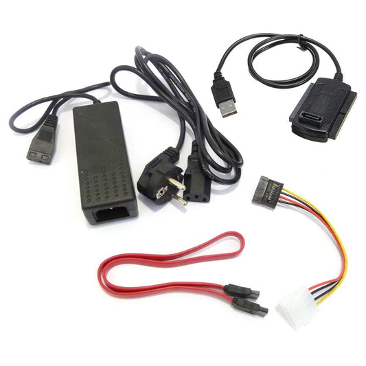 Cable Adaptador Ide Sata 2.5/3.5 A Usb Conversor Disco Duro Hdd Dvd Alimentacion
