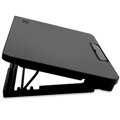 Base de Refrigeracion para portatil Laptop hasta 17'' USB 2 Ventiladores Luz Led
