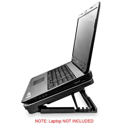 Base de Refrigeracion para portatil Laptop hasta 17'' USB 2 Ventiladores Luz Led