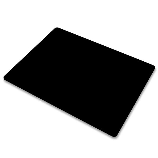 Alfombrilla de Ratón Tela Rectangular 22 x 18 cm Negra Compatible con Ratones Láser y Ópticos Ordenador PC Portatil
