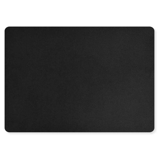 Alfombrilla de Ratón Tela Rectangular 22 x 18 cm Negra Compatible con Ratones Láser y Ópticos Ordenador PC Portatil