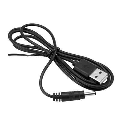 Cable USB Cargador para Tablet Android MP3 3.5mm 5V 2A Alimentacion DC Negro