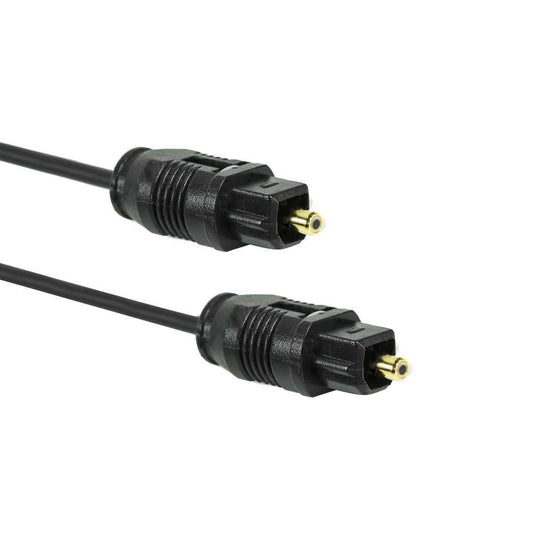Cable Toslink Audio Digital Fibra Optica 3m de Macho para DVD HDTV Blu Ray Consolas Smart TV Negro