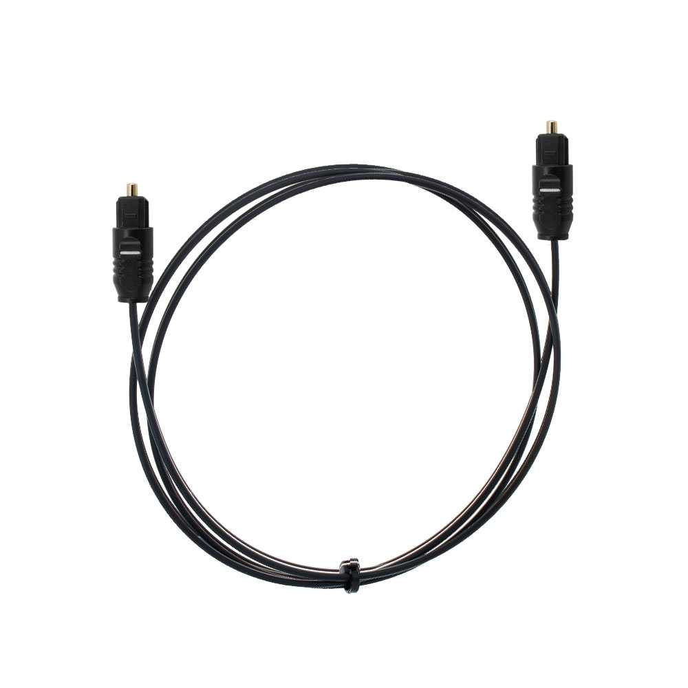Cable Toslink Audio Digital Fibra Optica 3m de Macho para DVD HDTV Blu Ray Consolas Smart TV Negro